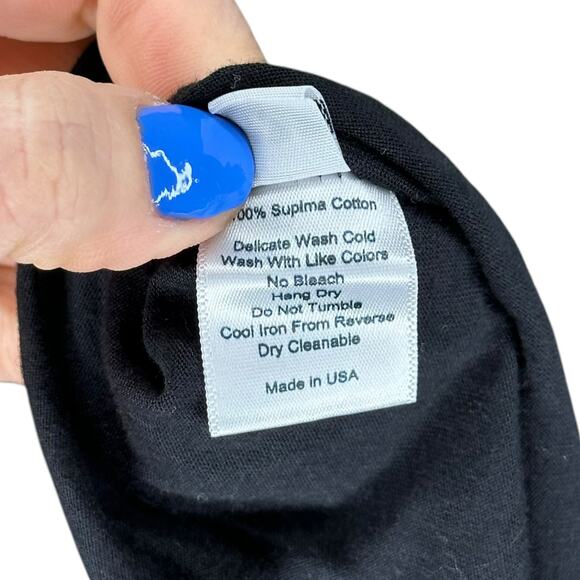 ST ROCHE Grayson Tank Top Black Women's One Shoulder Top Size Medium NWT Glam - Picture 9 of 10